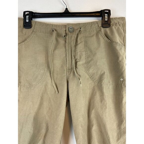 Columbia Sportswear Women's Tan Neutral Cargo Capri Hiking Pants Size S - Picture 4 of 10